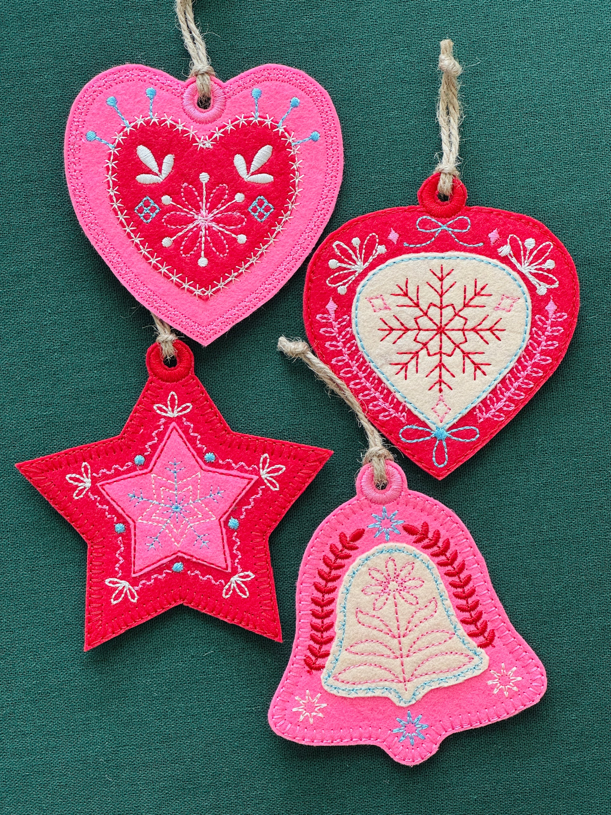 Christmas Ornament/Gift Tag - Set of 4