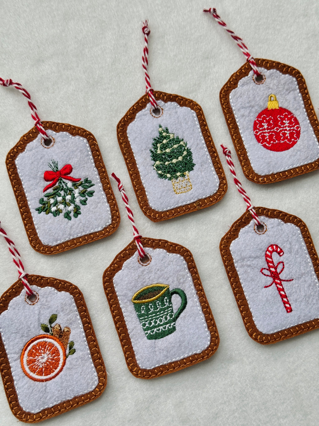 Christmas Ornament/Gift Tag - Set of 3, 5, 7