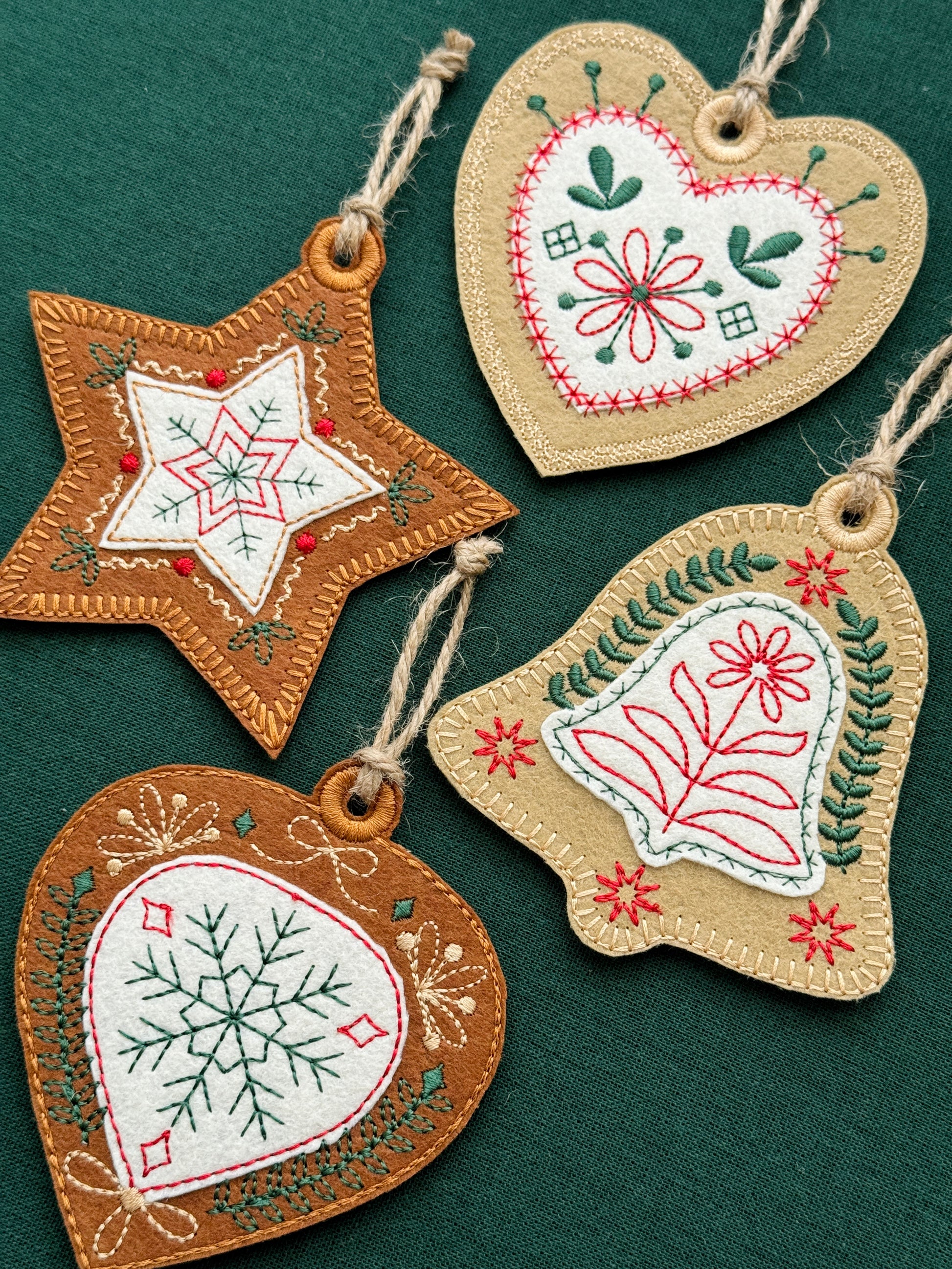 Christmas Ornament/Gift Tag - Set of 4
