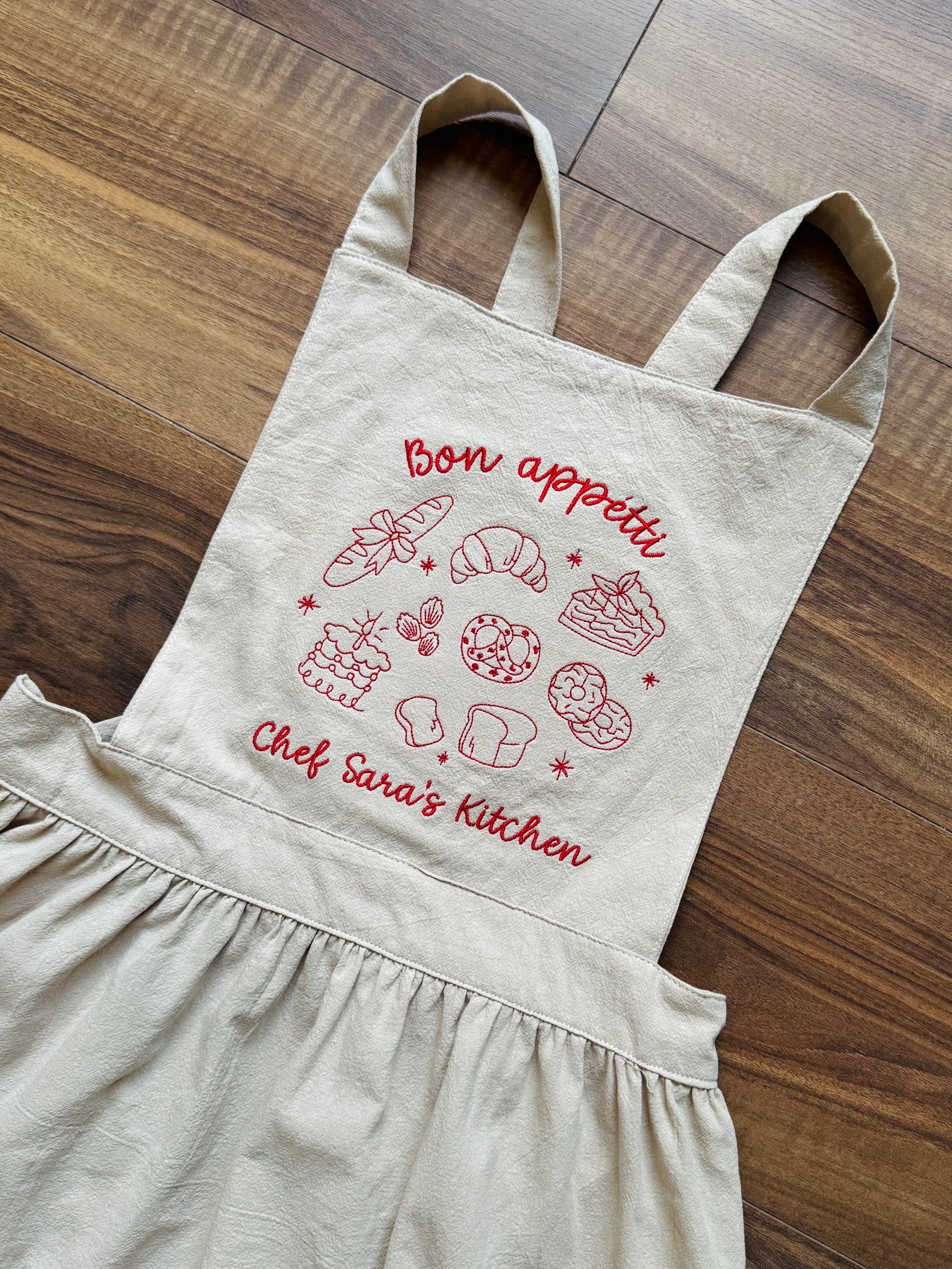 Embroidered Apron - Customizable