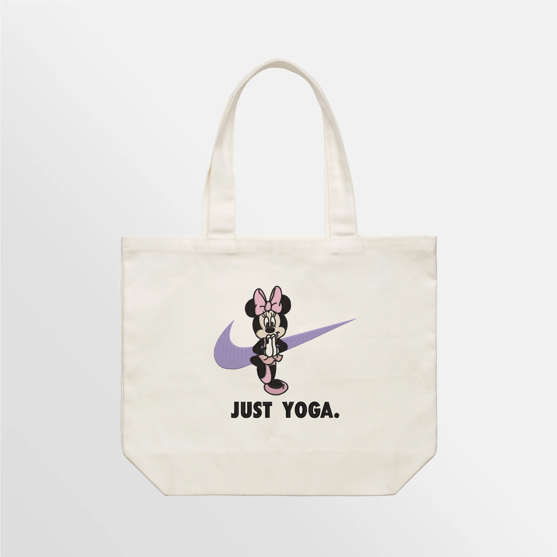Just Yoga - Mi Embroidered Tote Bag