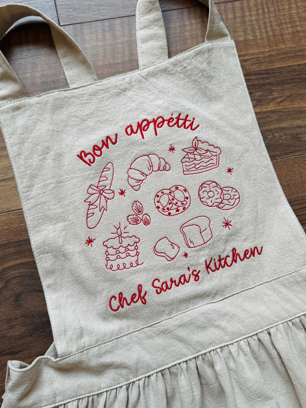 Embroidered Apron - Customizable