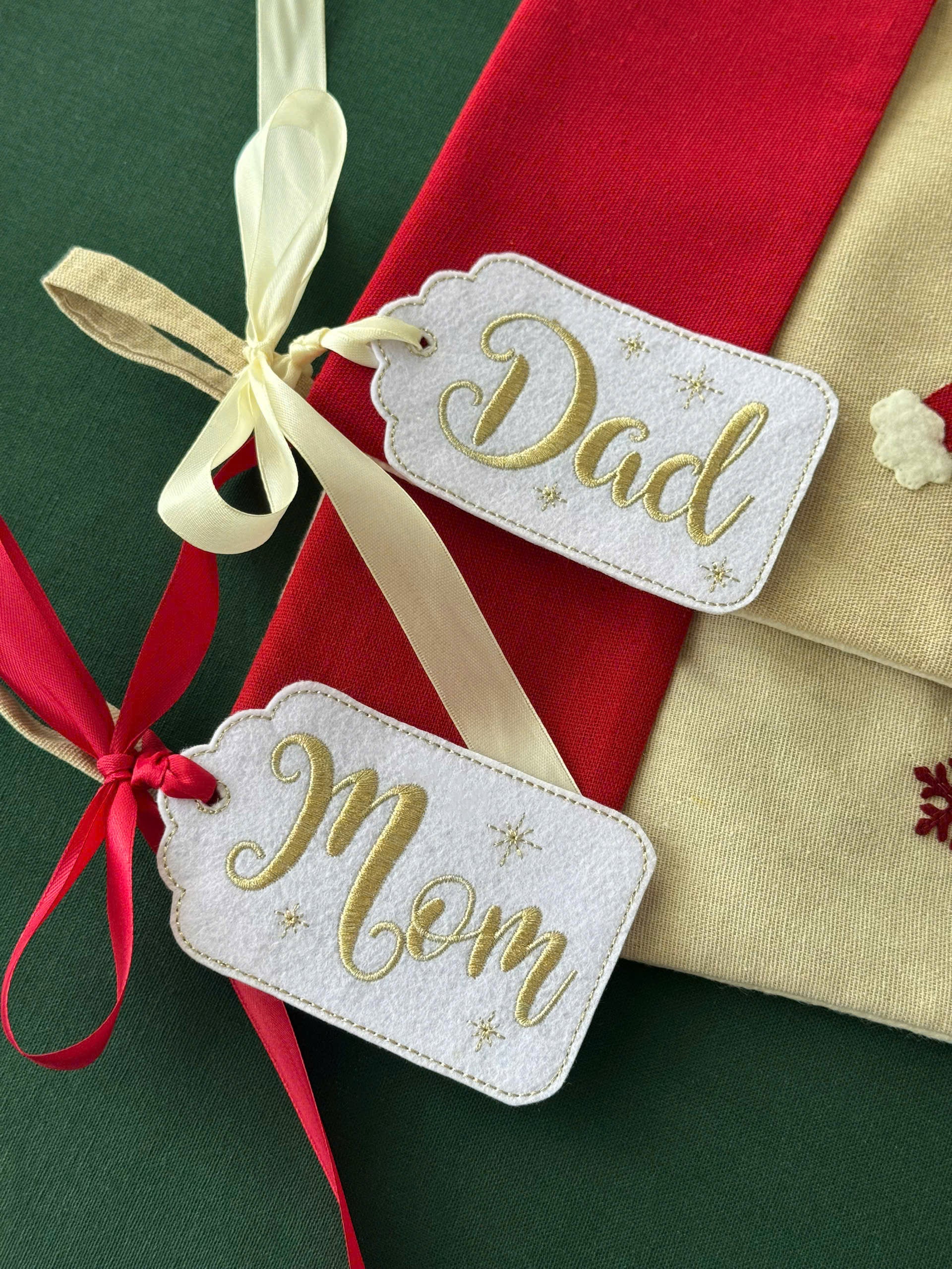 Christmas Stocking/Gift Tag - Customizable