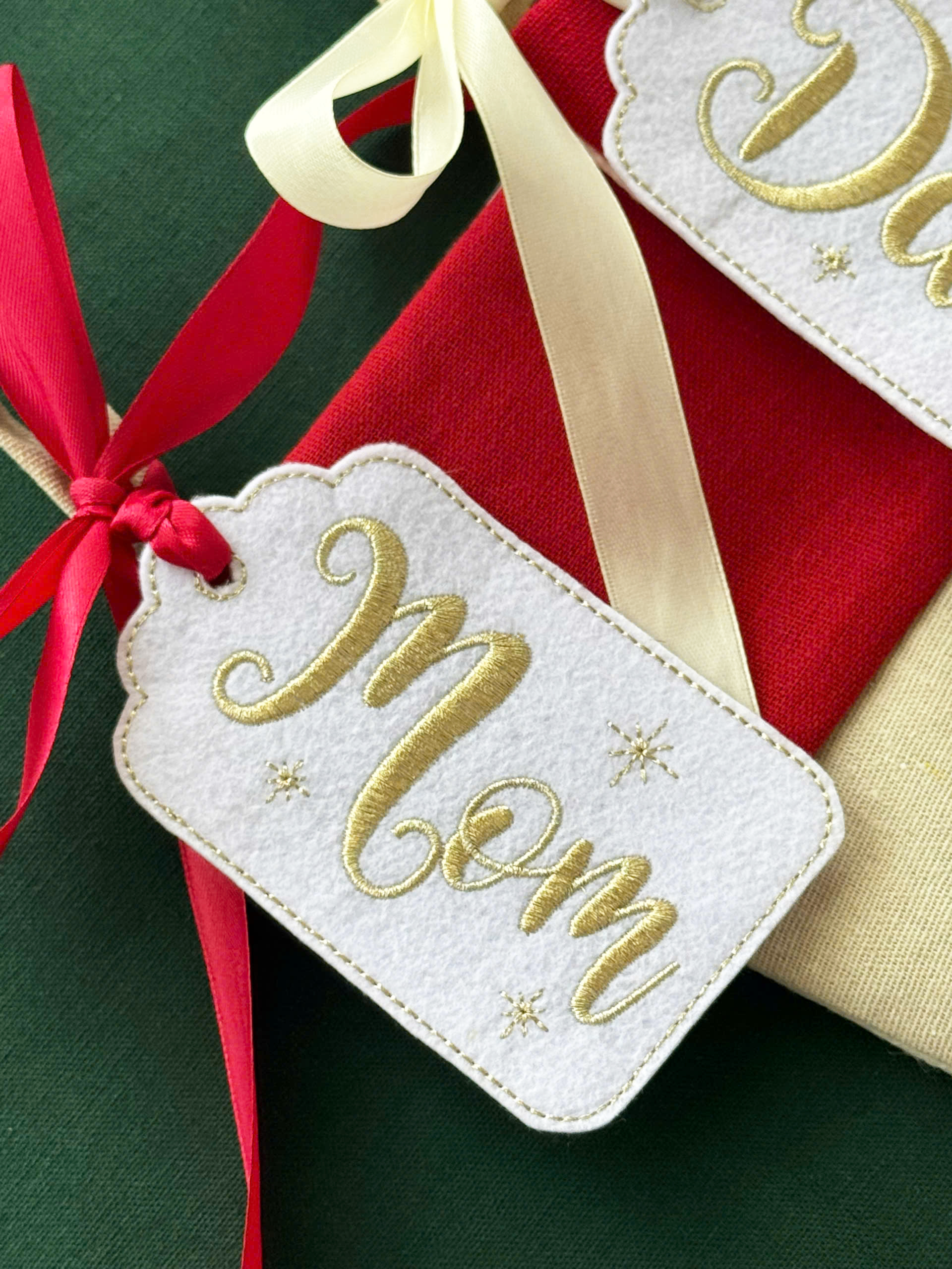 Christmas Stocking/Gift Tag - Customizable