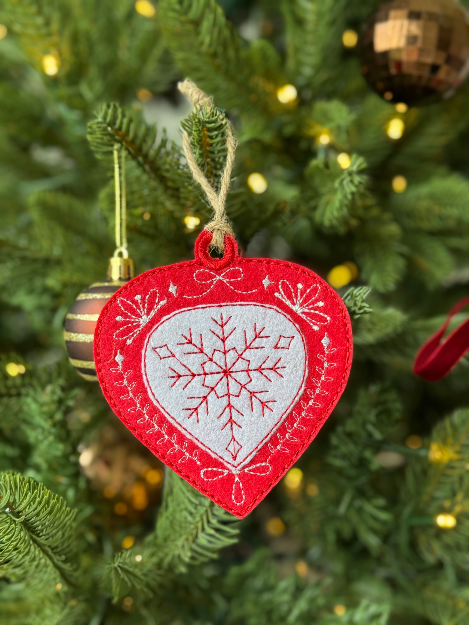 Christmas Ornament/Gift Tag - Set of 5 - Customizable