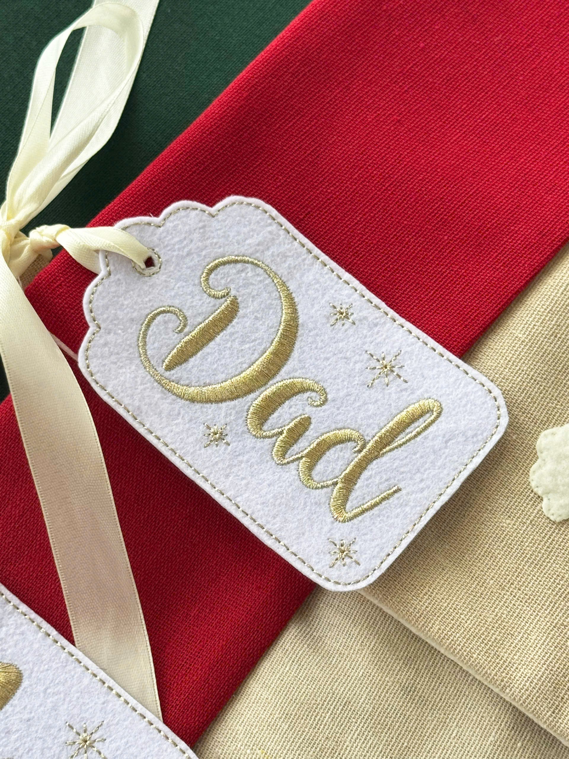 Christmas Stocking/Gift Tag - Customizable