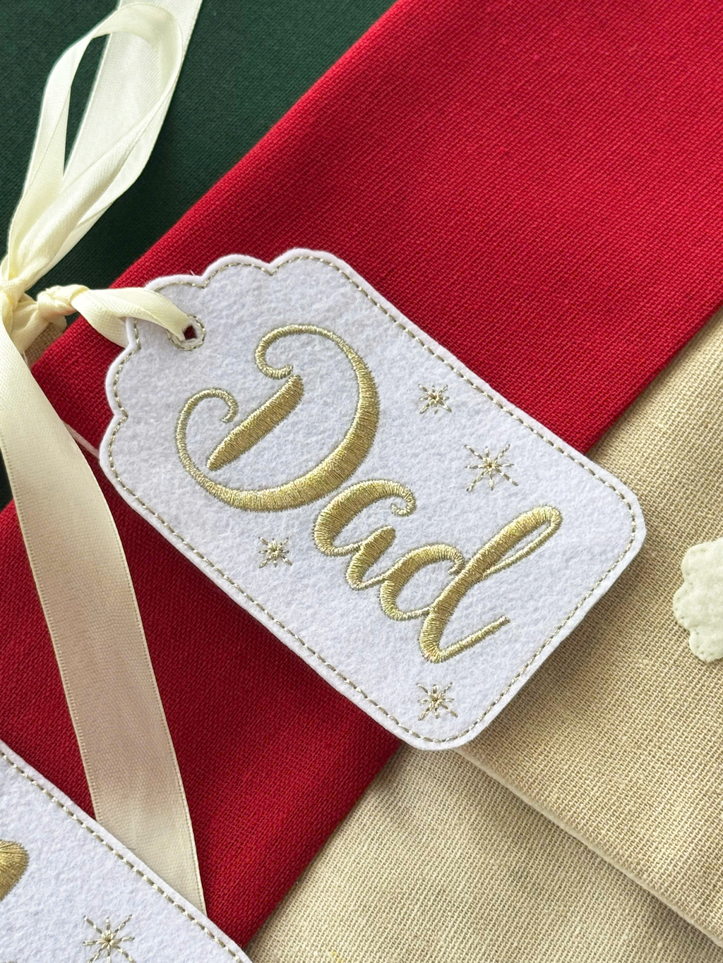 Christmas Stocking/Gift Tag - Customizable