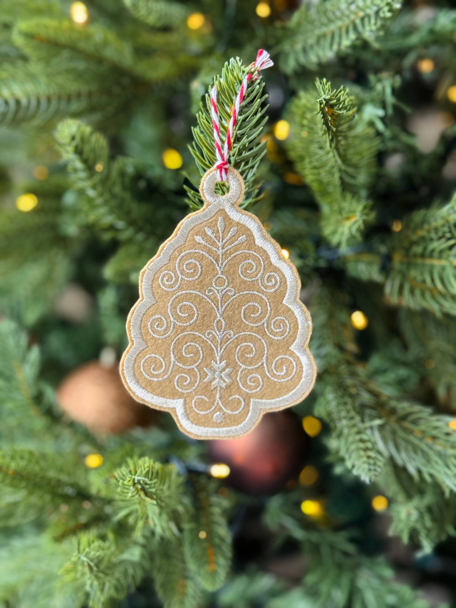 Gingerbread Ornament/Gift Tag - Set of 2, 4, 6, 8, 10