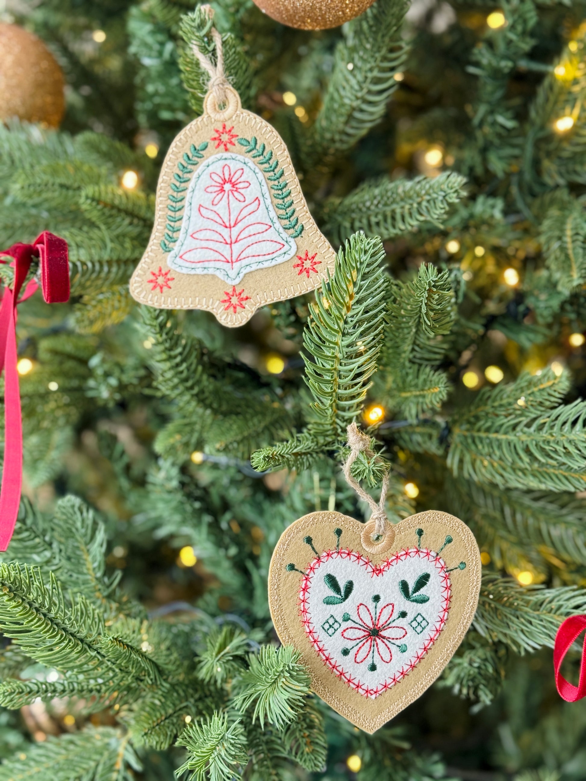 Christmas Ornament/Gift Tag - Set of 4