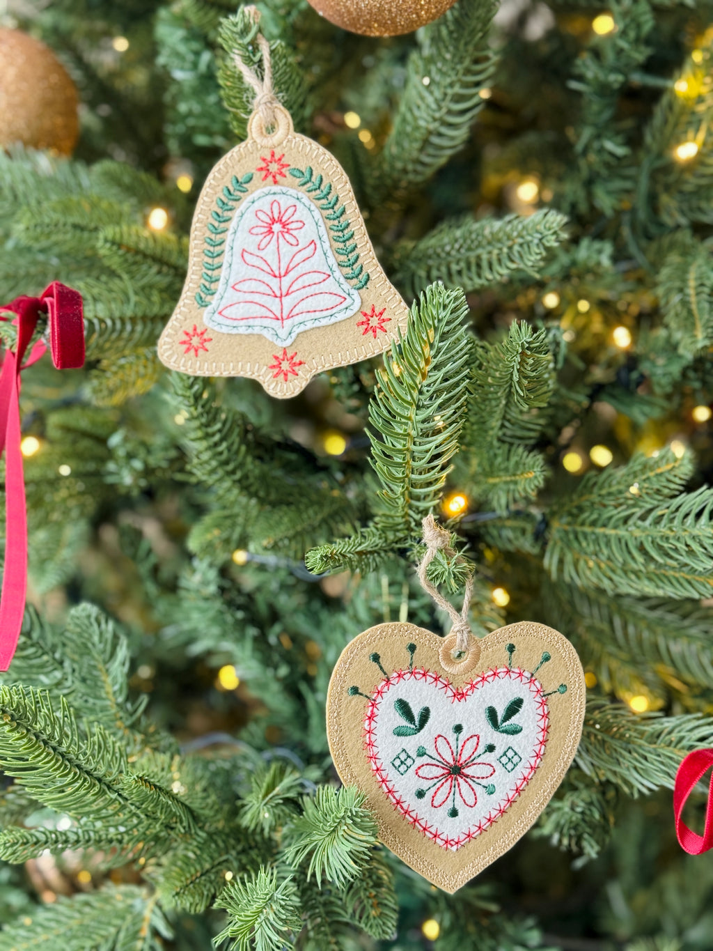 Christmas Ornament/Gift Tag - Set of 4