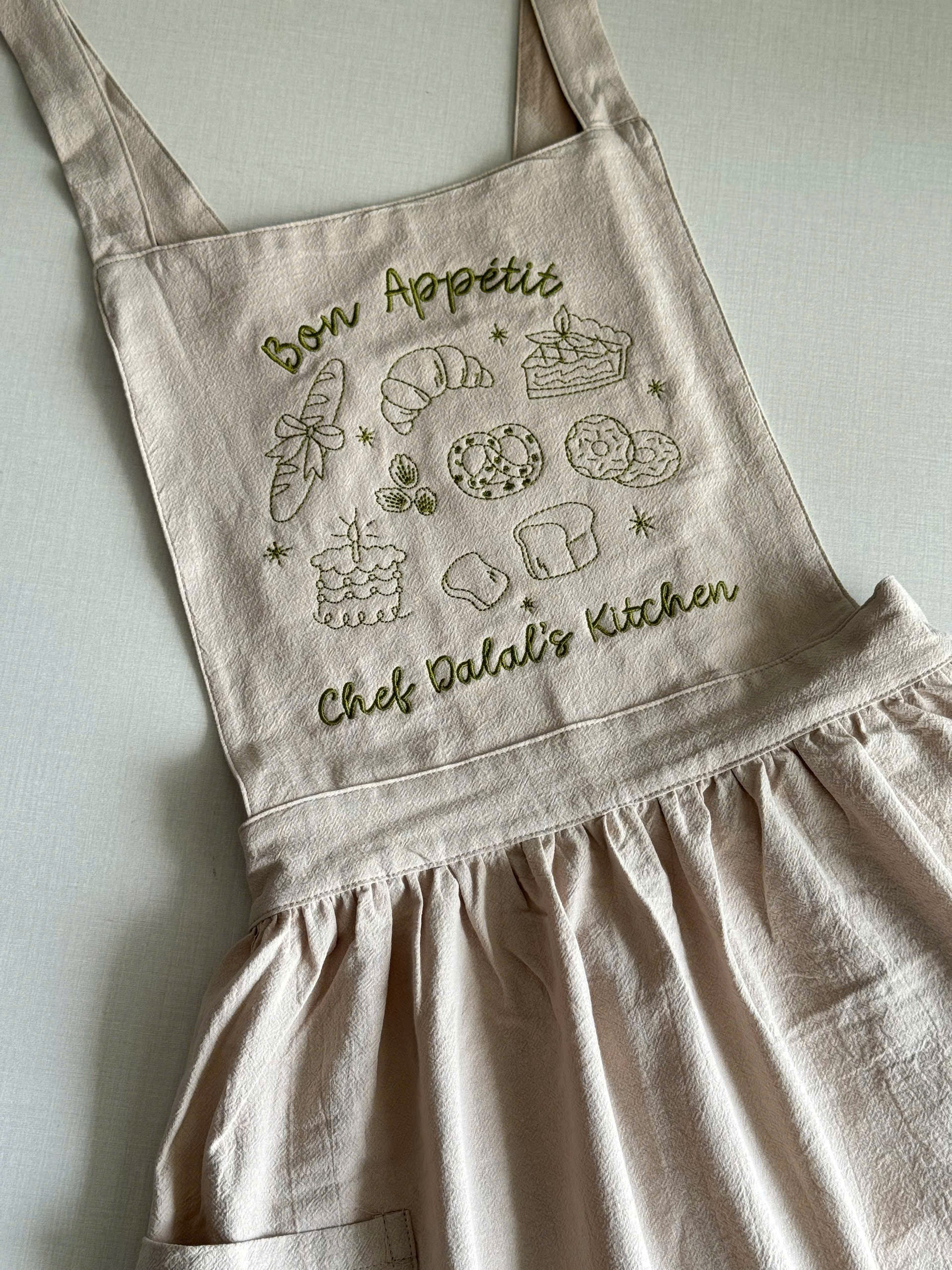 Embroidered Apron - Customizable