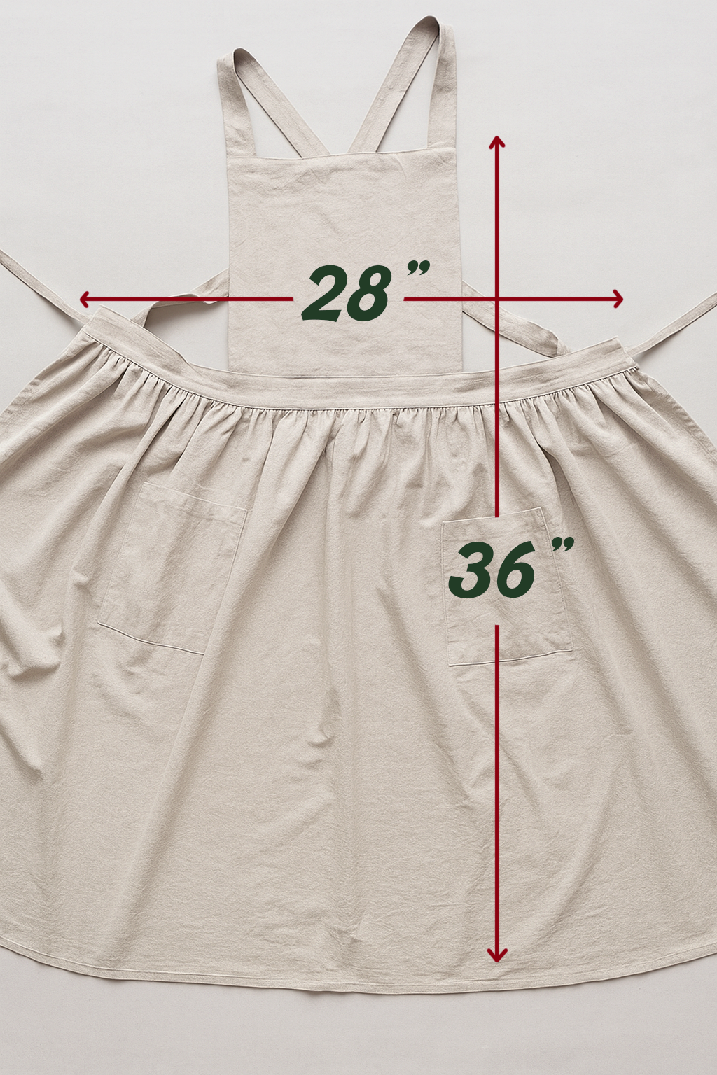 Christmas Embroidered Apron - Customizable