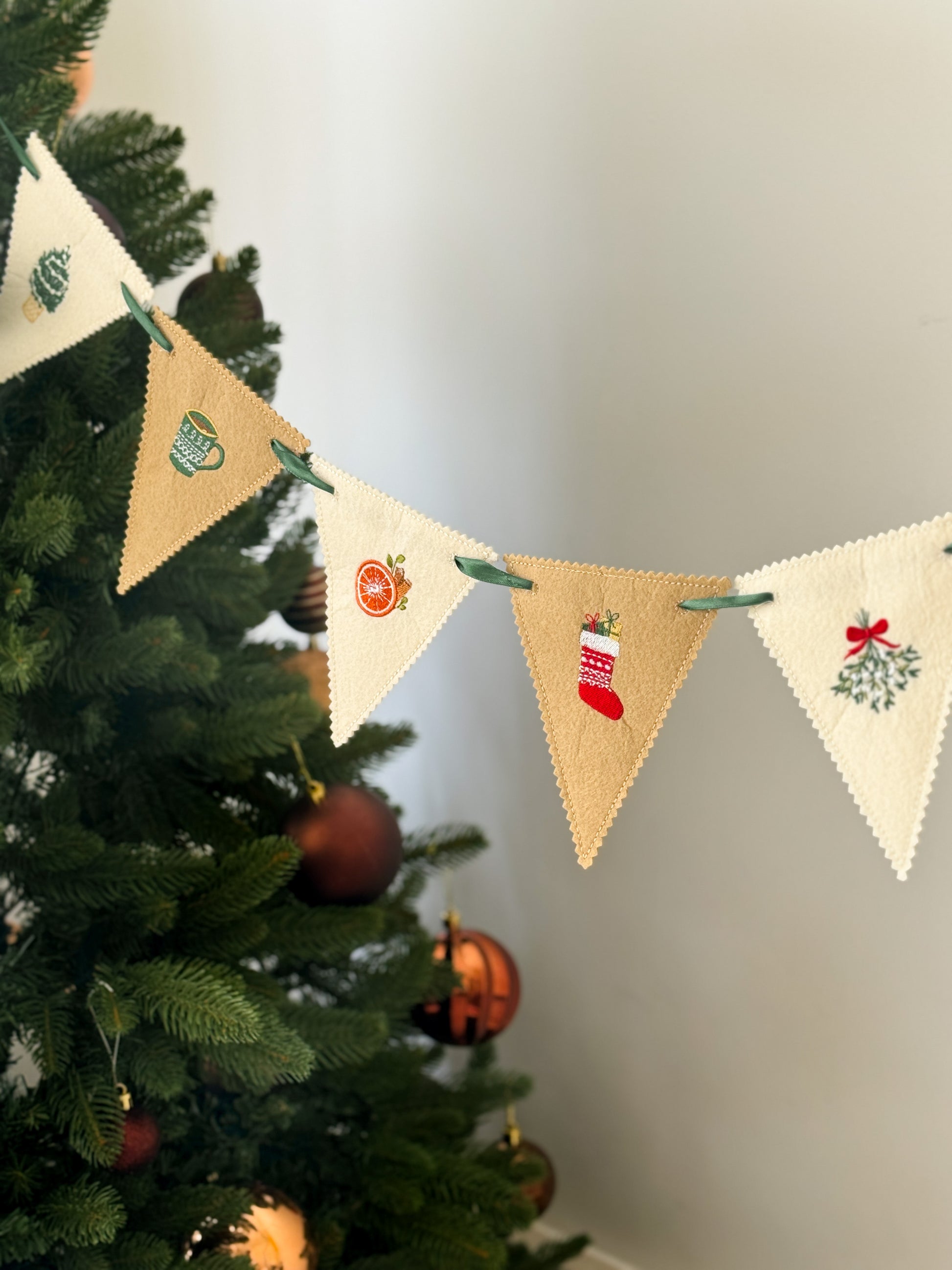 Embroidered Garland