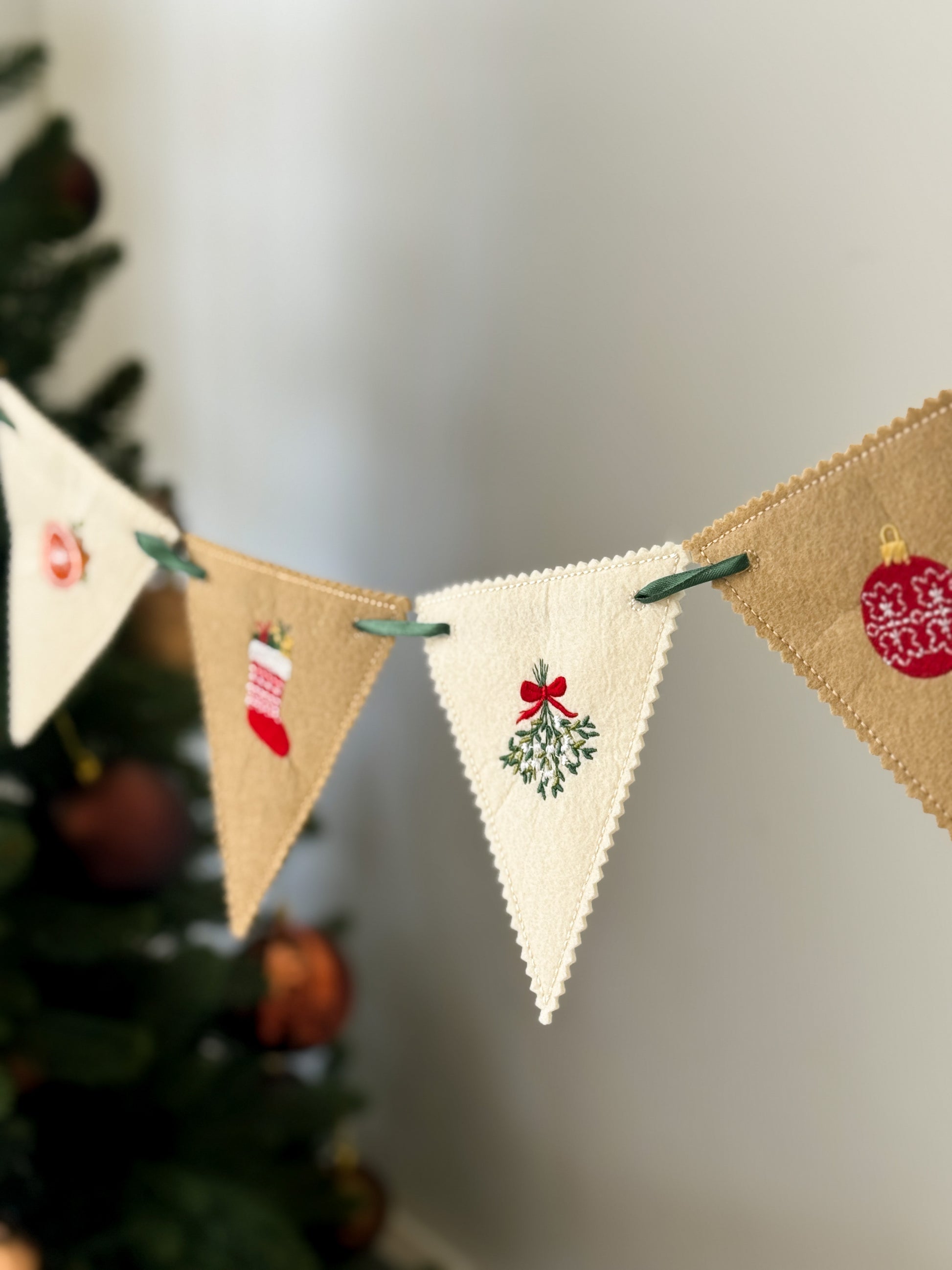 Embroidered Garland