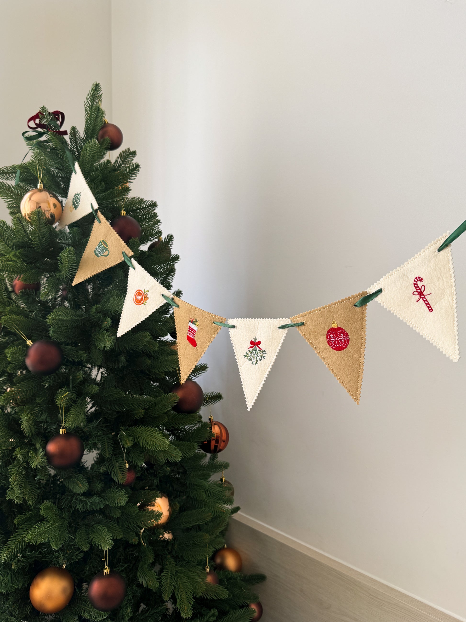 Embroidered Garland