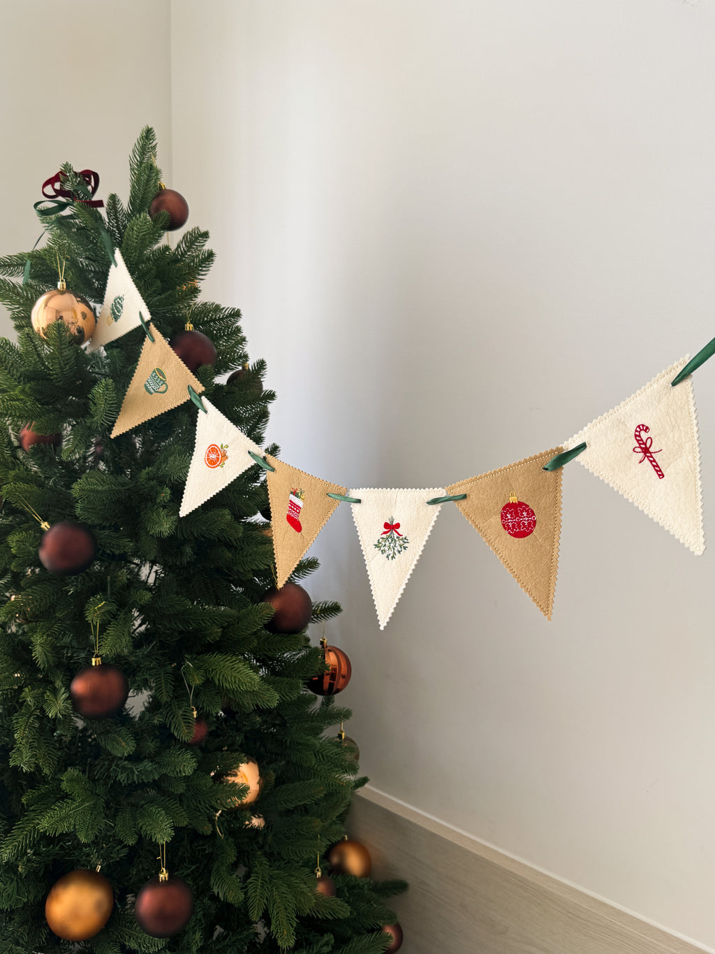 Embroidered Garland