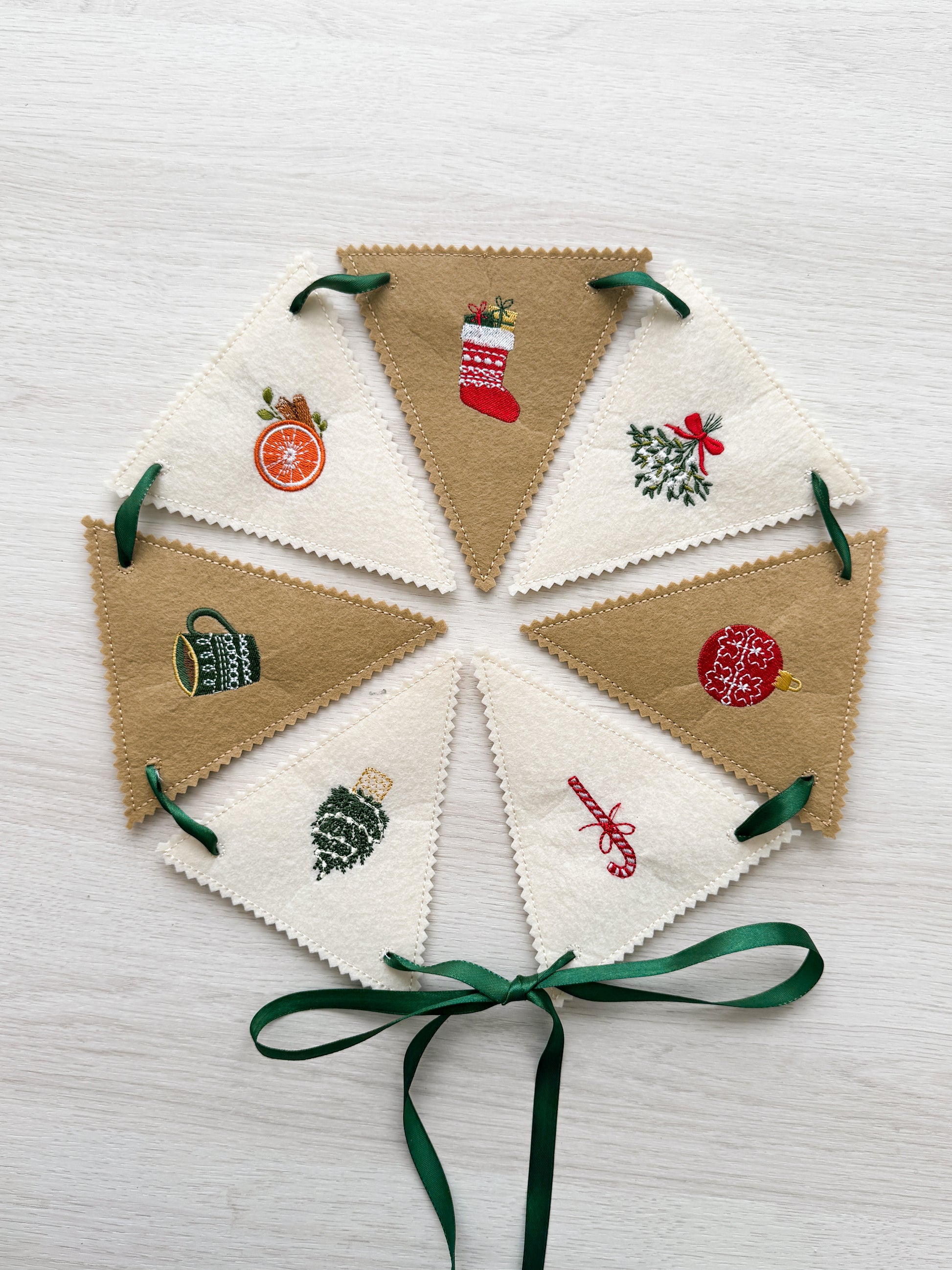 Embroidered Garland