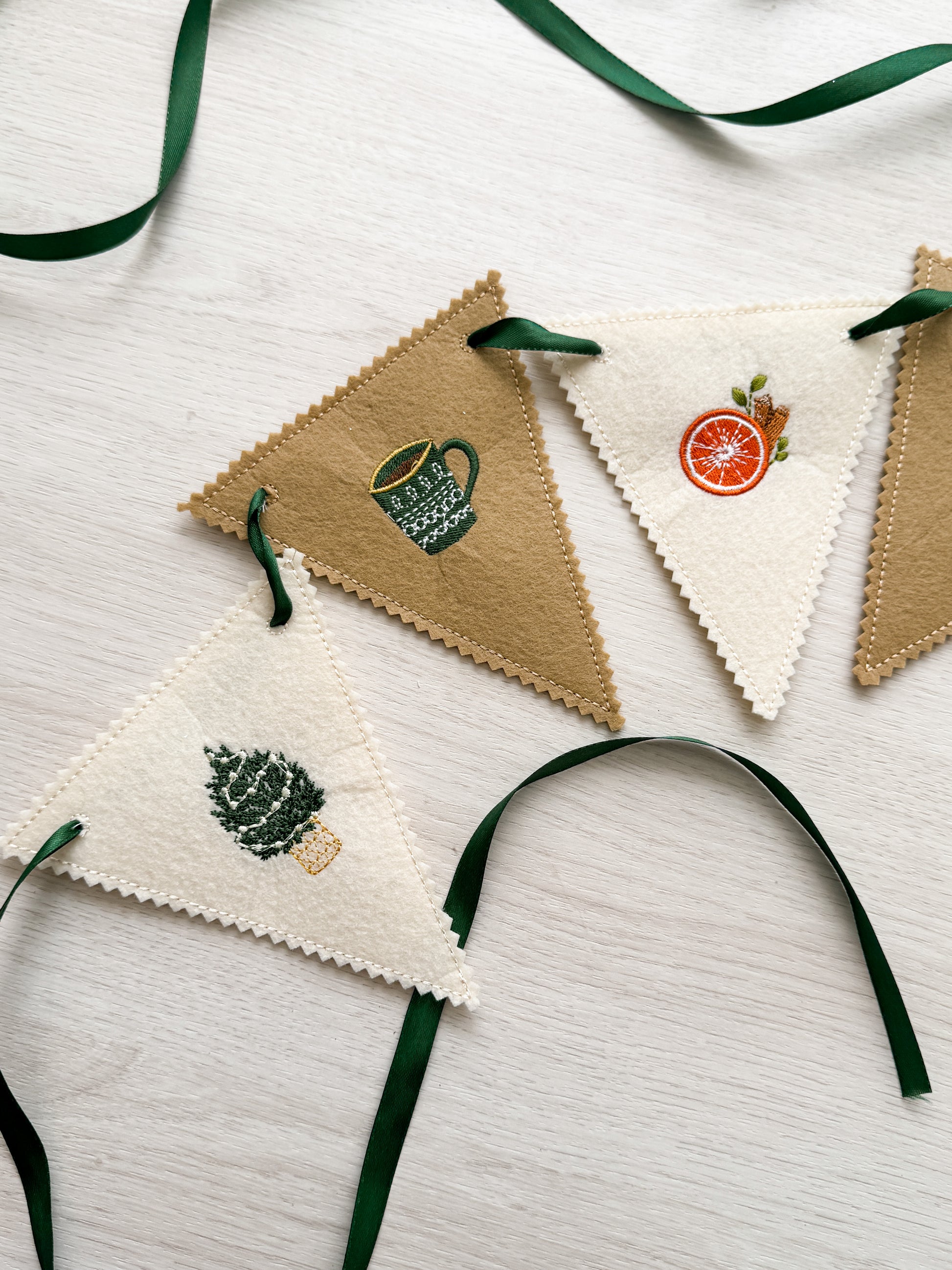 Embroidered Garland
