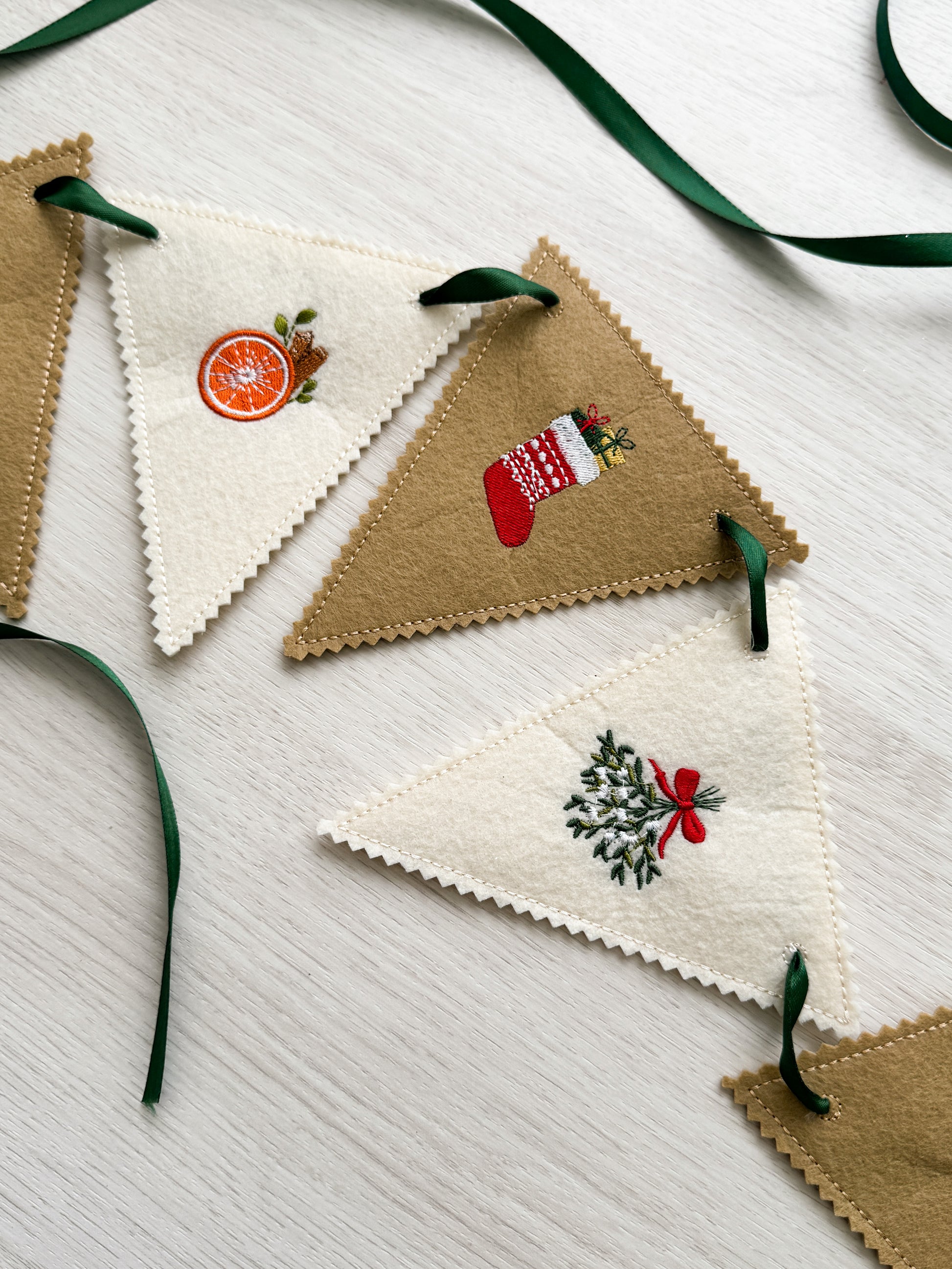 Embroidered Garland