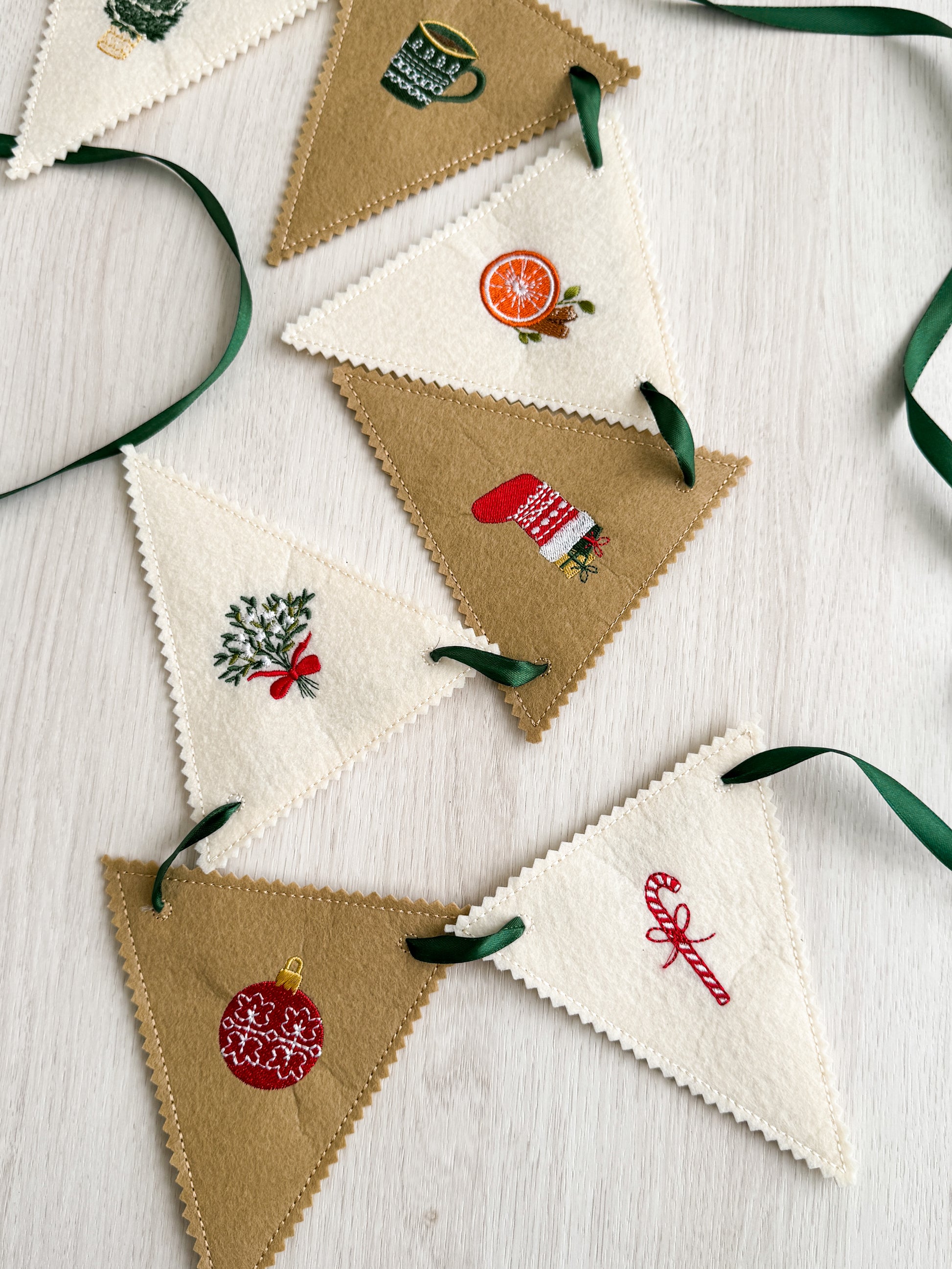 Embroidered Garland