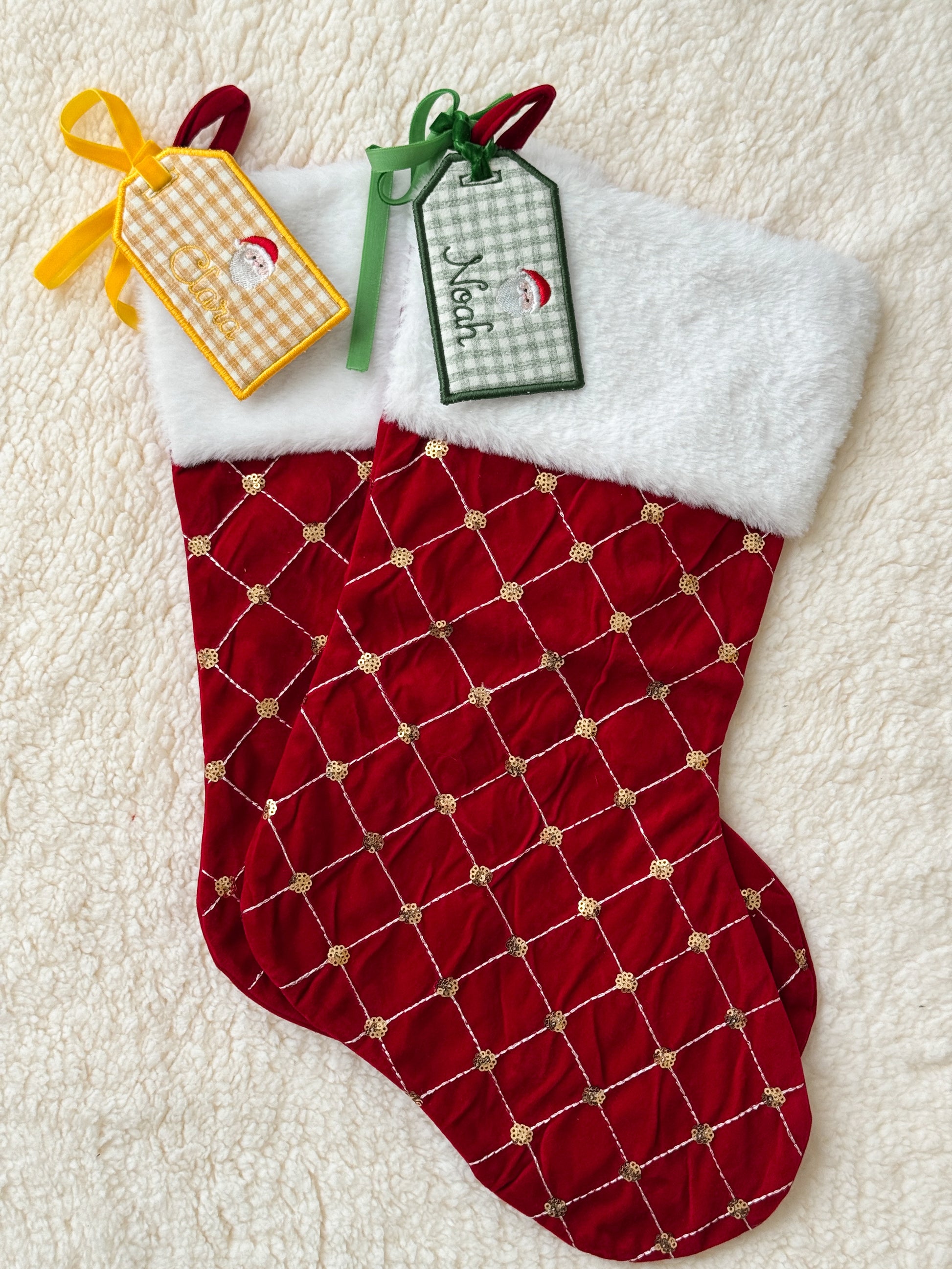 Christmas Stocking/Gift Tag - Customizable