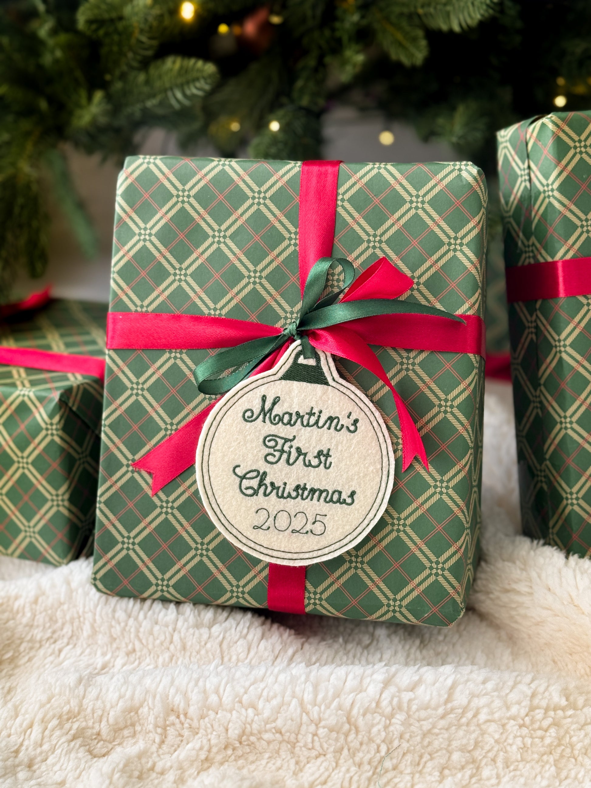 Christmas Stocking/Gift Tag - Customizable