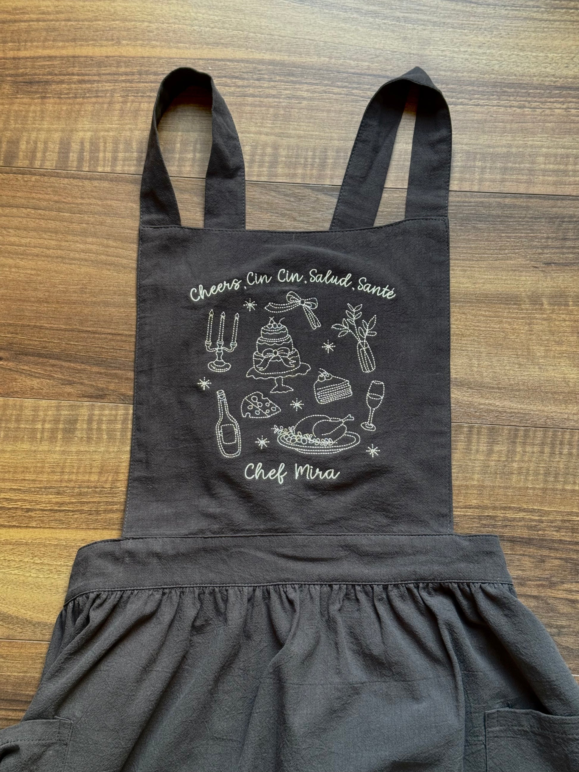 Embroidered Apron - Customizable