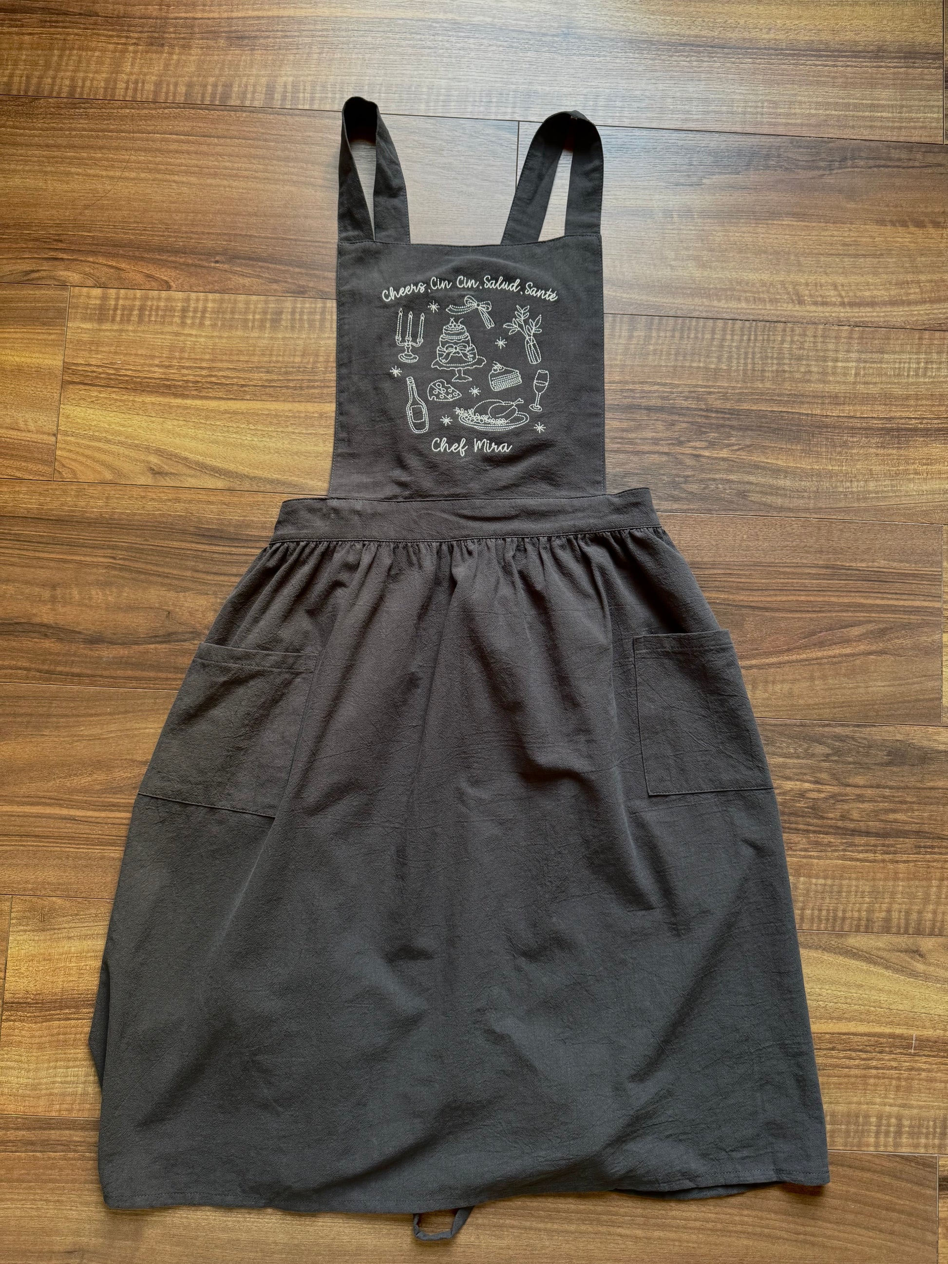 Embroidered Apron - Customizable