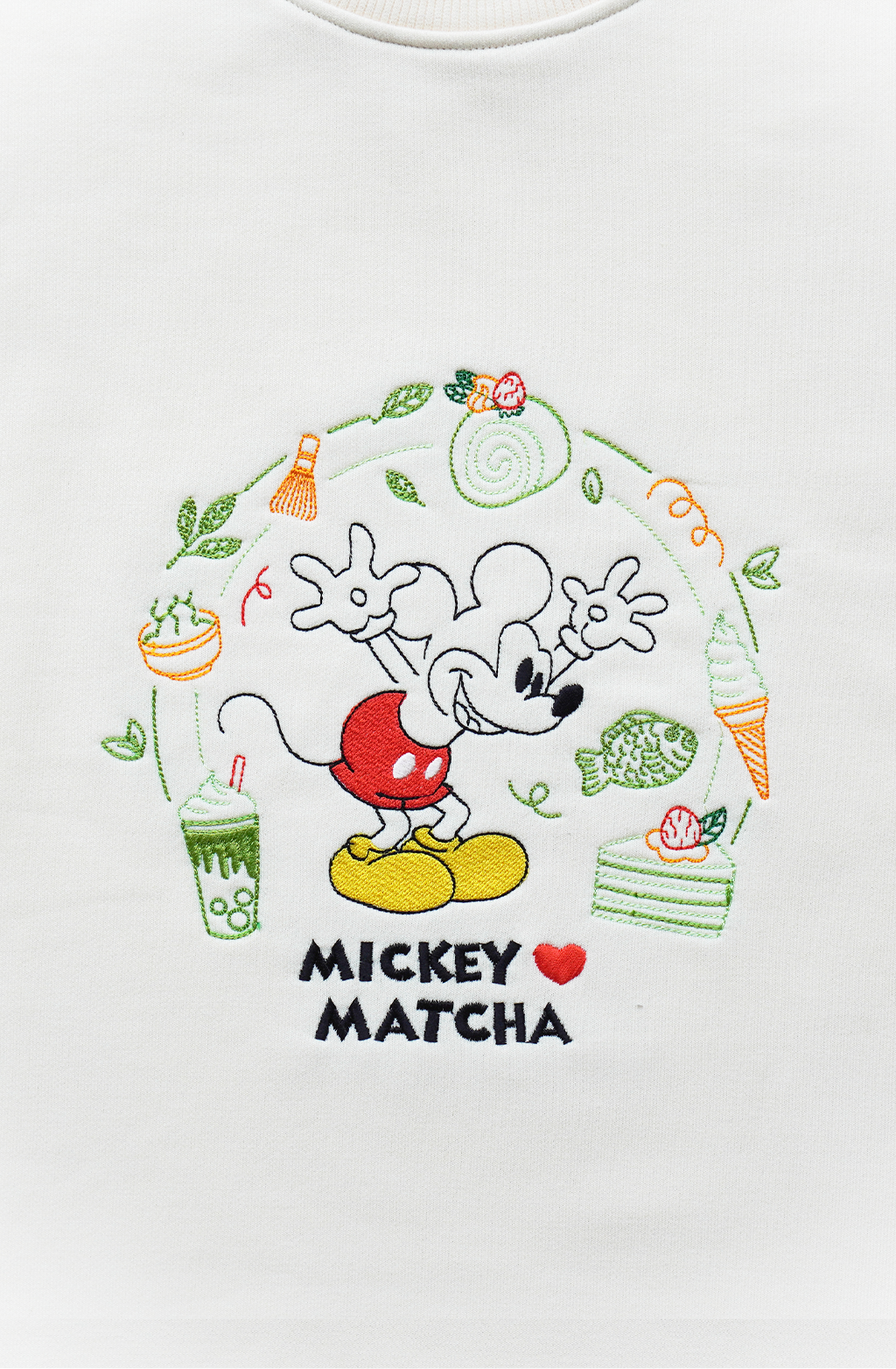 M Loves Matcha Unisex Embroidered Sweatshirt, S-3XL, 8 Colors