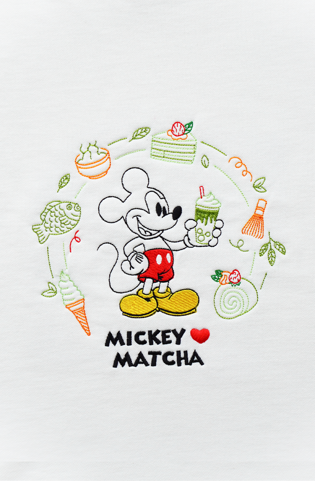 M Loves Matcha Unisex Embroidered Sweatshirt, S-3XL, 8 Colors