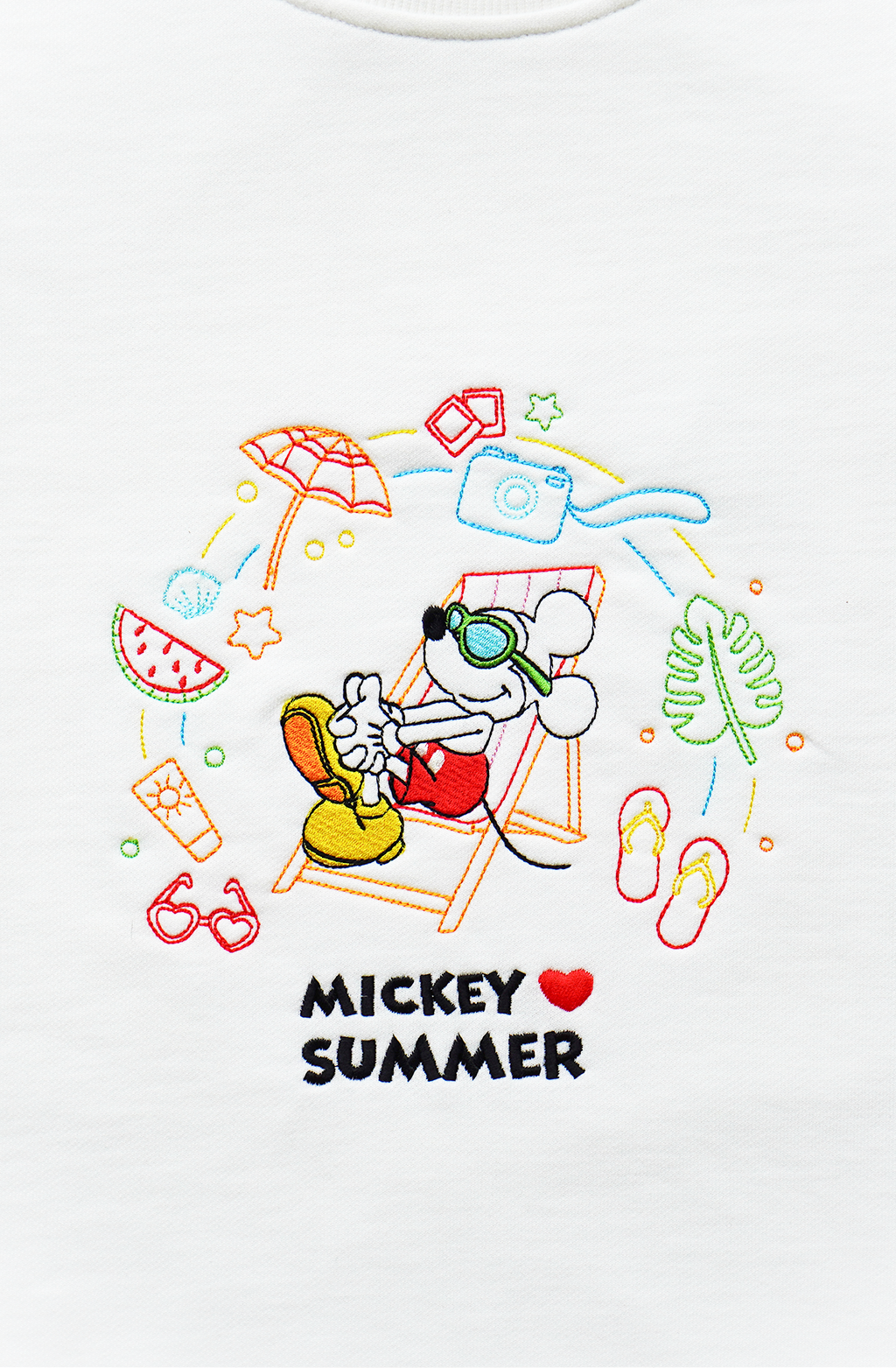 M Loves Summer Unisex Embroidered Sweatshirt, S-3XL, 8 Colors