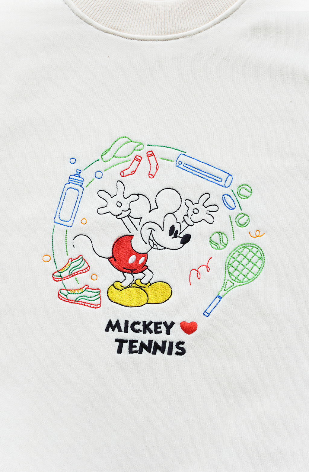 M Loves Tennis Unisex Embroidered Sweatshirt, S-3XL, 8 Colors