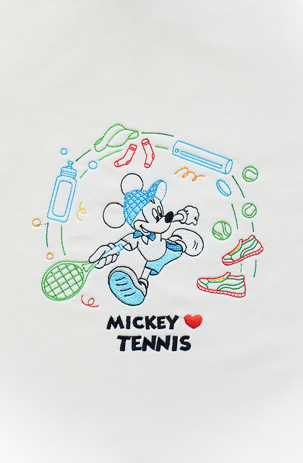 M Loves Tennis Unisex Embroidered Sweatshirt, S-3XL, 8 Colors