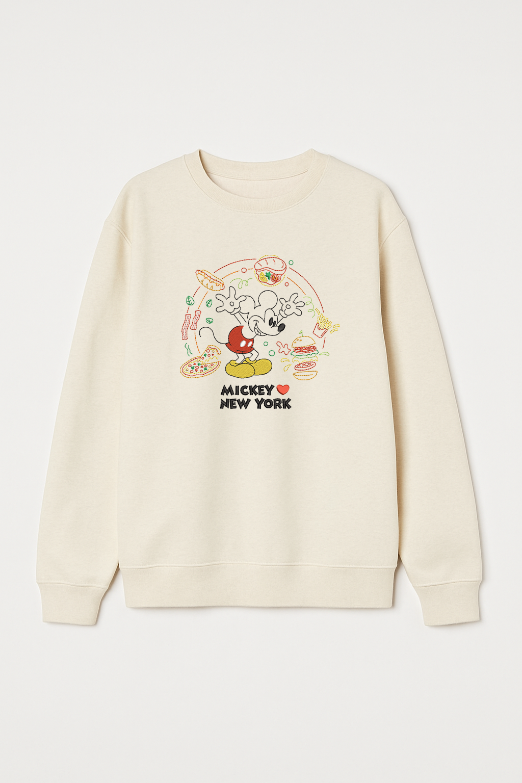 M Loves New York Unisex Embroidered Sweatshirt, S-3XL, 8 Colors