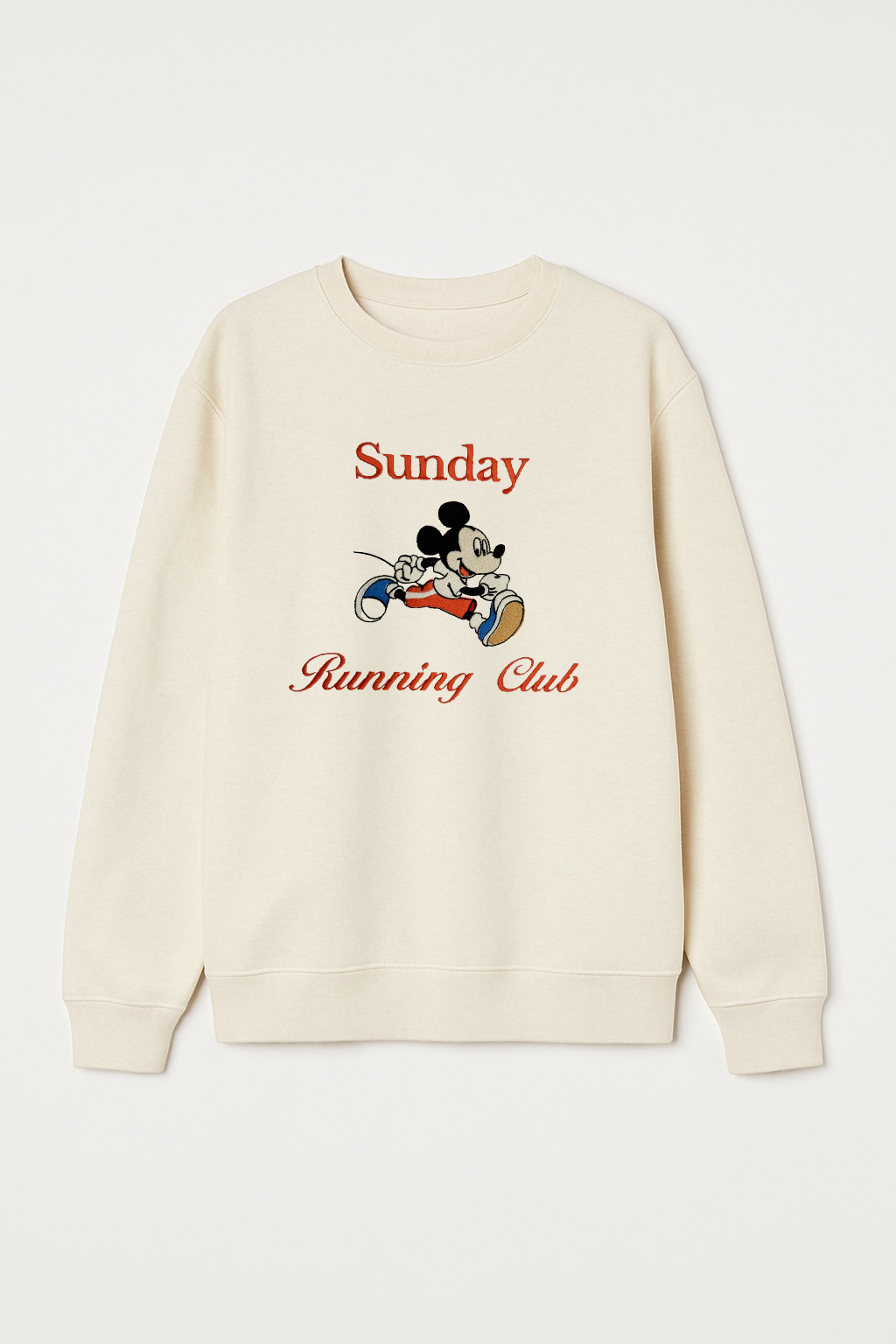 Sunday Running Club Unisex Embroidered Sweatshirt, S-3XL, 8 Colors