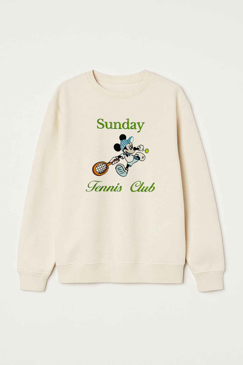 Sunday Tennis Club Unisex Embroidered Sweatshirt, S-3XL, 8 Colors