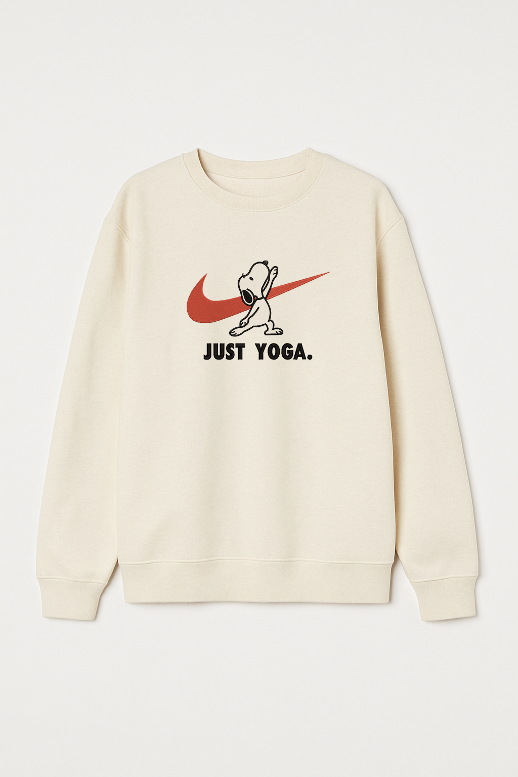 Just Yoga - M Unisex Embroidered Sweatshirt, S-3XL, 8 Colors