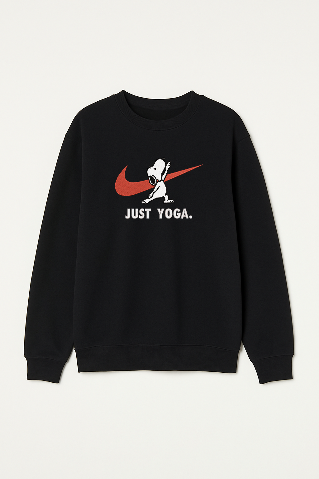 Just Yoga - M Unisex Embroidered Sweatshirt, S-3XL, 8 Colors