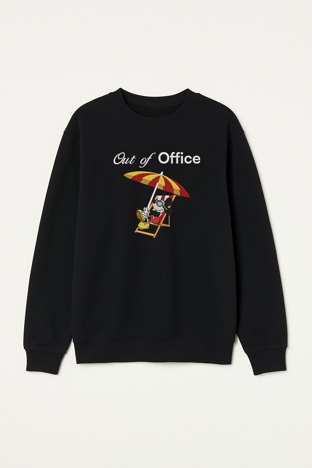 Out of Office - M Unisex Embroidered Sweatshirt, S-3XL, 8 Colors