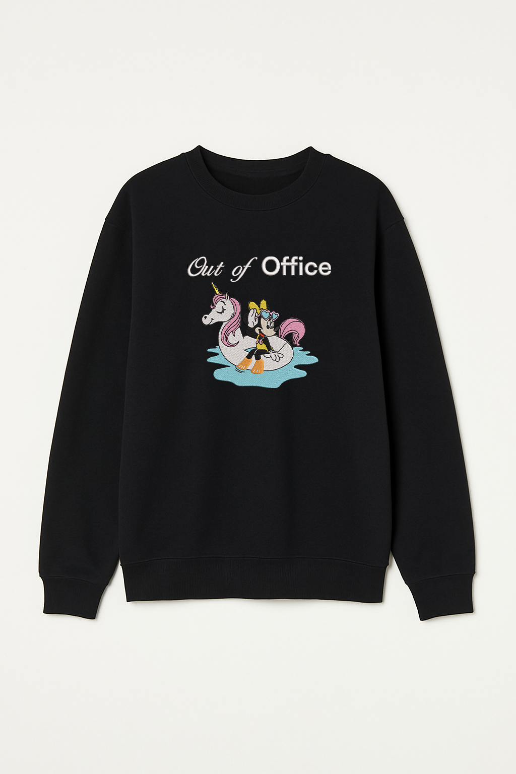 Out of Office - Mi Unisex Embroidered Sweatshirt, S-3XL, 8 Colors