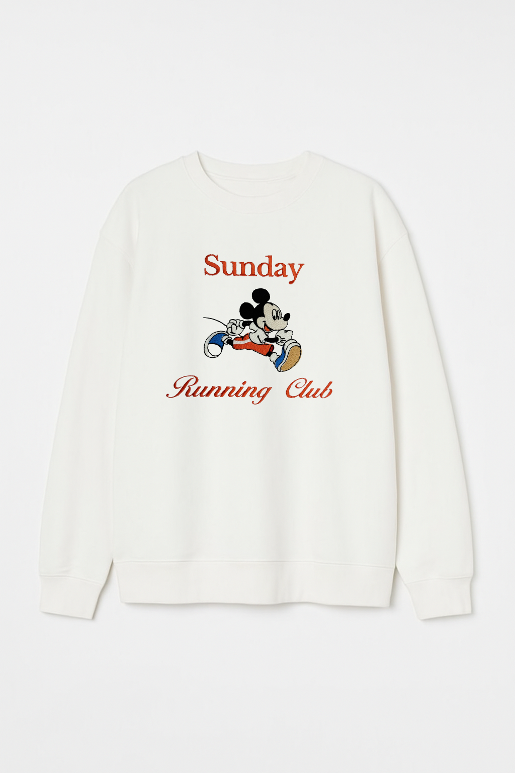 Sunday Running Club Unisex Embroidered Sweatshirt, S-3XL, 8 Colors