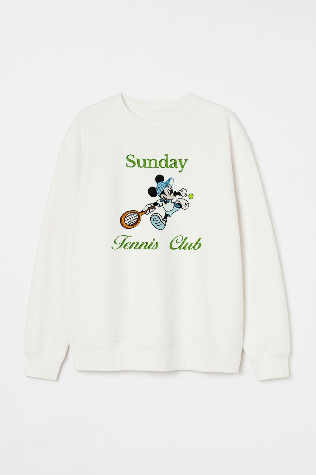 Sunday Tennis Club Unisex Embroidered Sweatshirt, S-3XL, 8 Colors