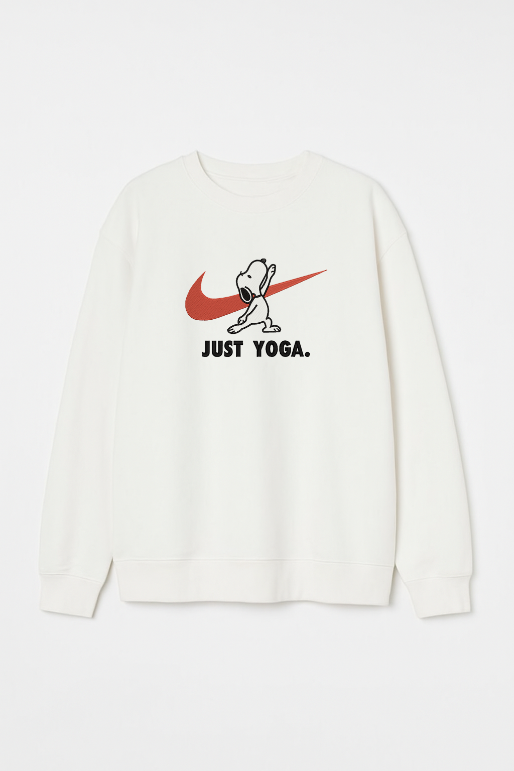 Just Yoga - M Unisex Embroidered Sweatshirt, S-3XL, 8 Colors