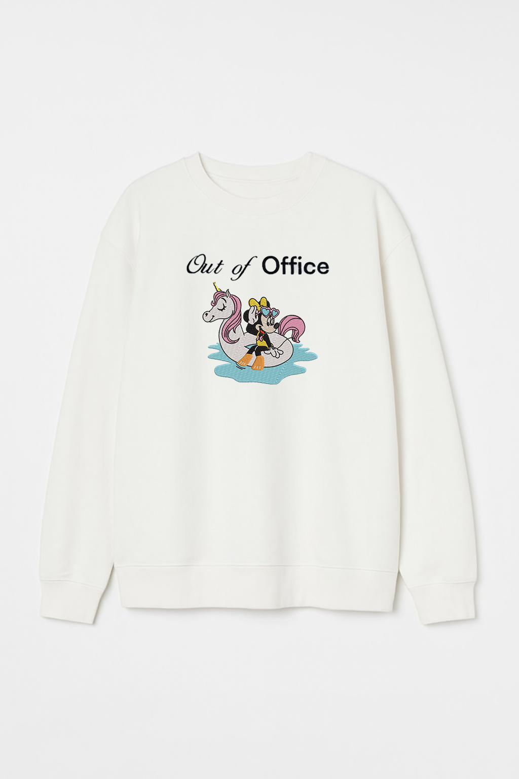 Out of Office - Mi Unisex Embroidered Sweatshirt, S-3XL, 8 Colors