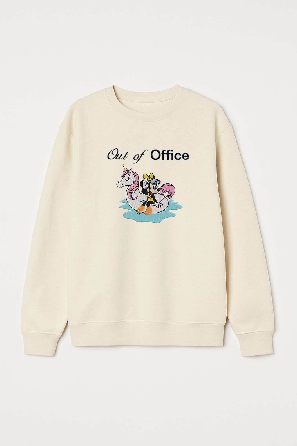 Out of Office - Mi Unisex Embroidered Sweatshirt, S-3XL, 8 Colors
