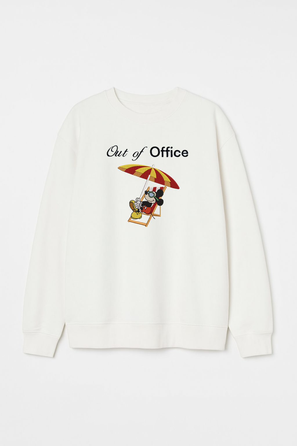 Out of Office - M Unisex Embroidered Sweatshirt, S-3XL, 8 Colors