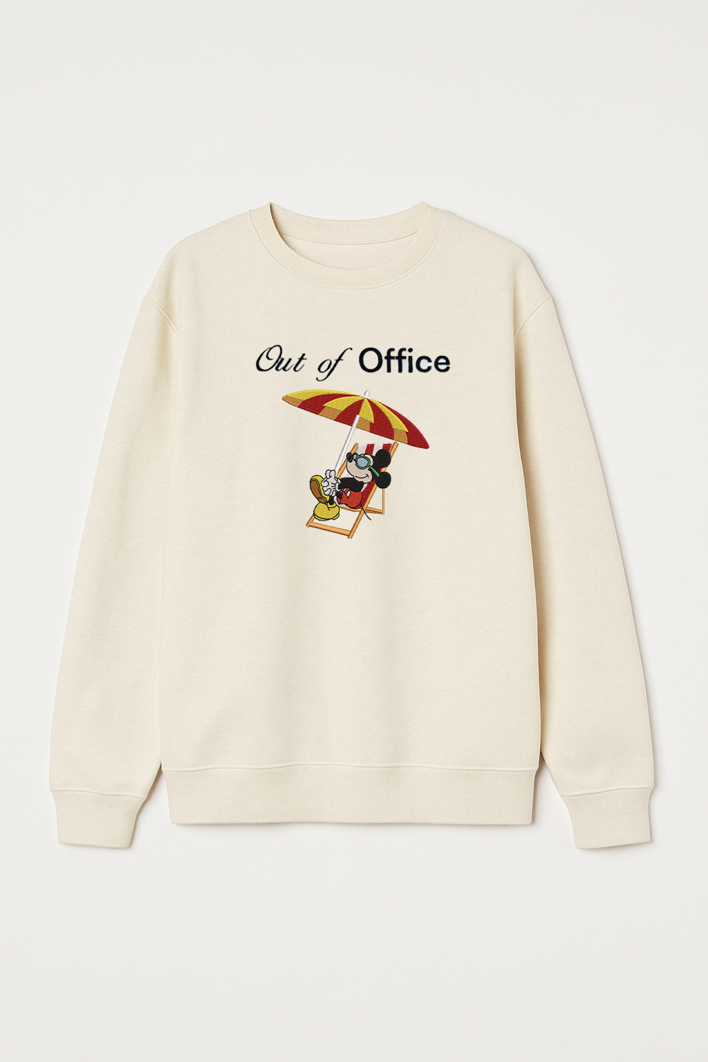 Out of Office - M Unisex Embroidered Sweatshirt, S-3XL, 8 Colors