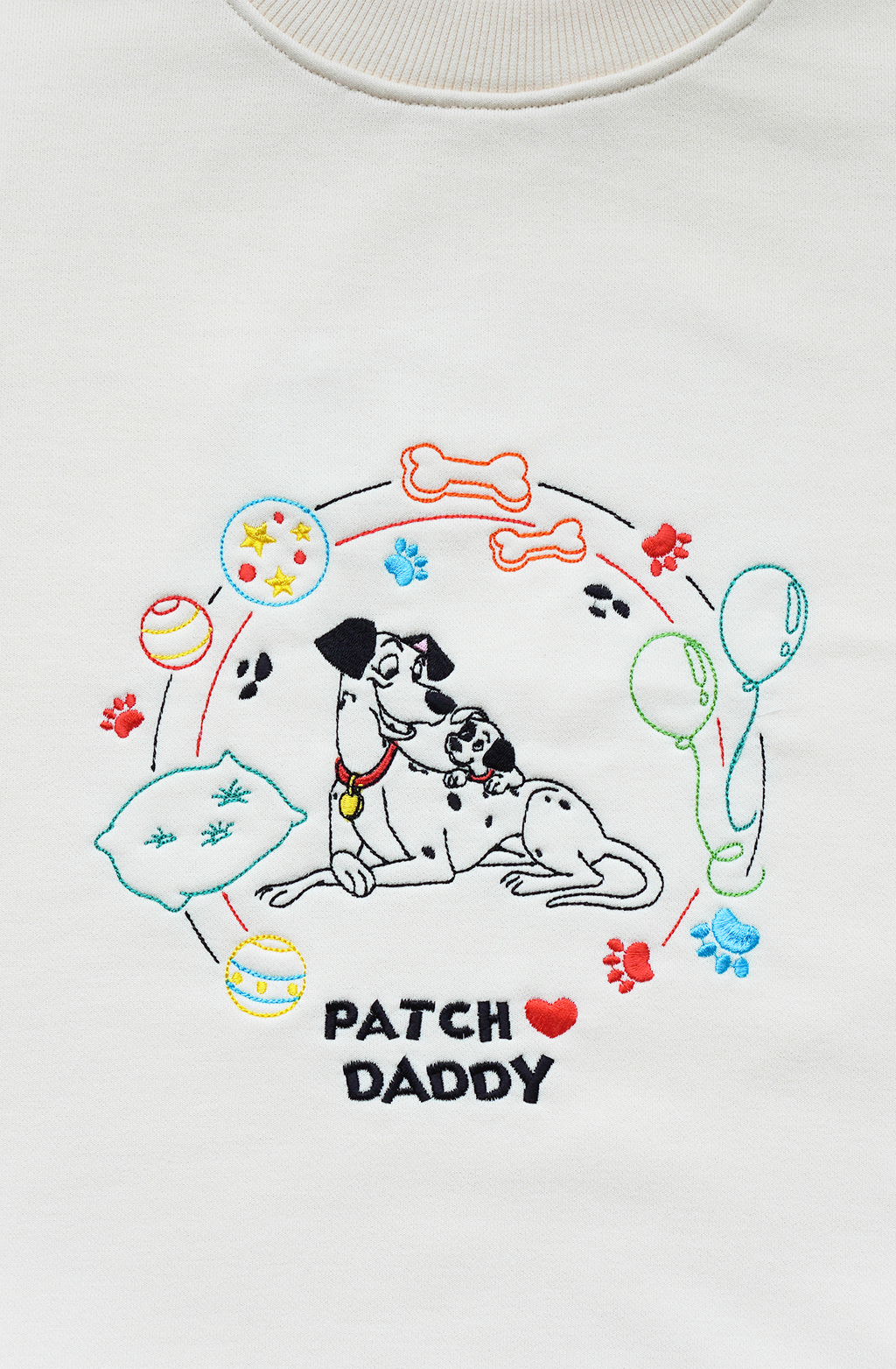 P Loves Daddy Unisex Embroidered Sweatshirt, S-3XL, 8 Colors