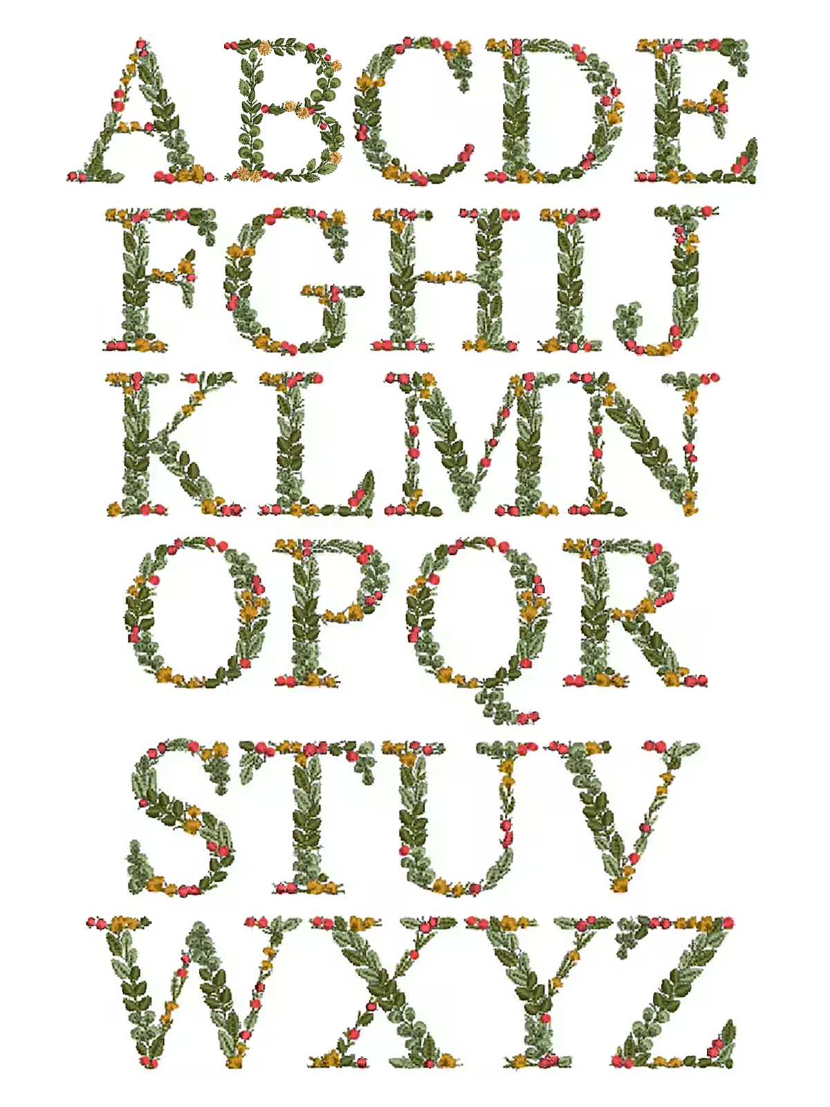 Christmas Embroidered Ornament - Customizable