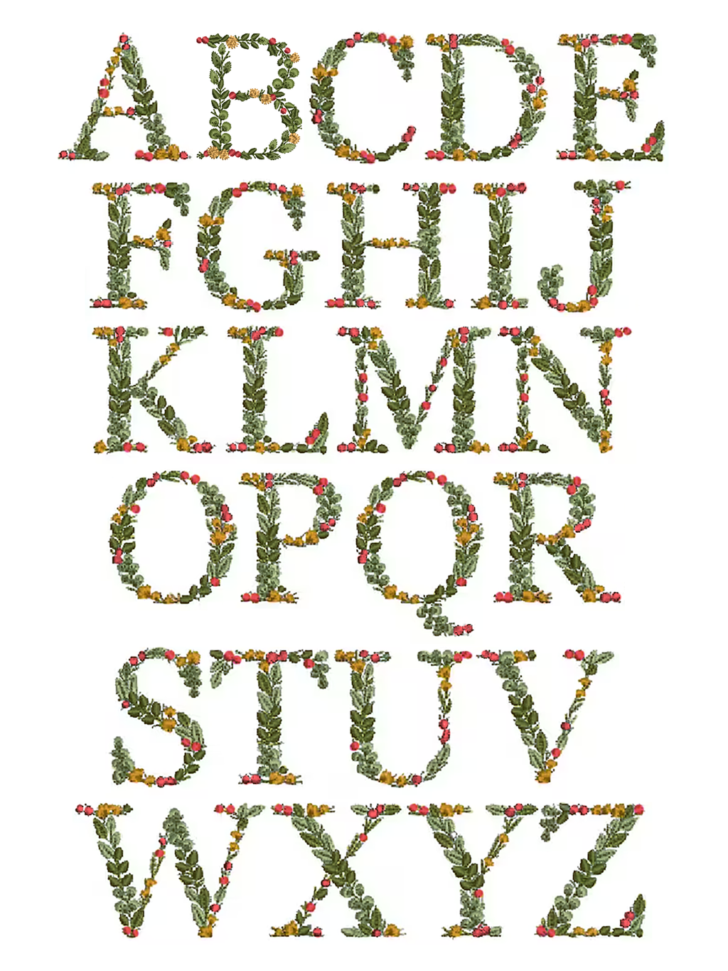 Christmas Embroidered Ornament - Customizable